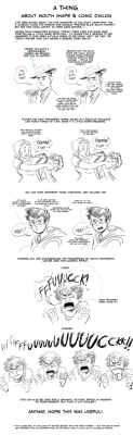 rufftoon:  bigbigtruck:  I made a thing about mouth movement/position in comics (it’s got homestucks in it, sorry) Click here for high res.  Very good notes! Always think about using the whole face to really sell a character’s emotions. There are