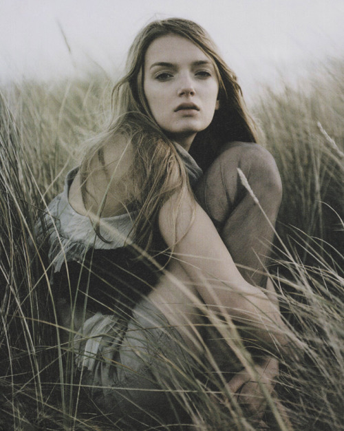 “Fragile” :// Model: Lily Donaldson Photographer: Donald Christie Magazine: i-D: The Location Issue