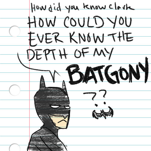 stephdrawsallthethings:Clark: BROOOOOOOOOSE.Bruce: oh my god clark seriously I am busy do you not se