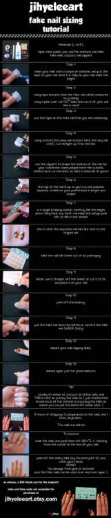 As promised! A nail sizing tutorial! Usually it&rsquo;s easiest to just take the fake nails to y