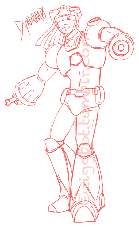 A WIP of one of my favorite Megaman X Characters EVAR, Dynamo.He only got to be in two games, 5 and 