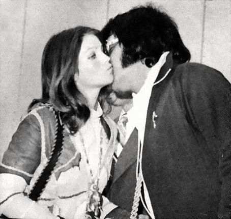 Elvis and Priscilla, 1973, the day their divorce became finalized –  @memphisking on Tumblr