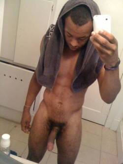 Nude Selfshots of Black men