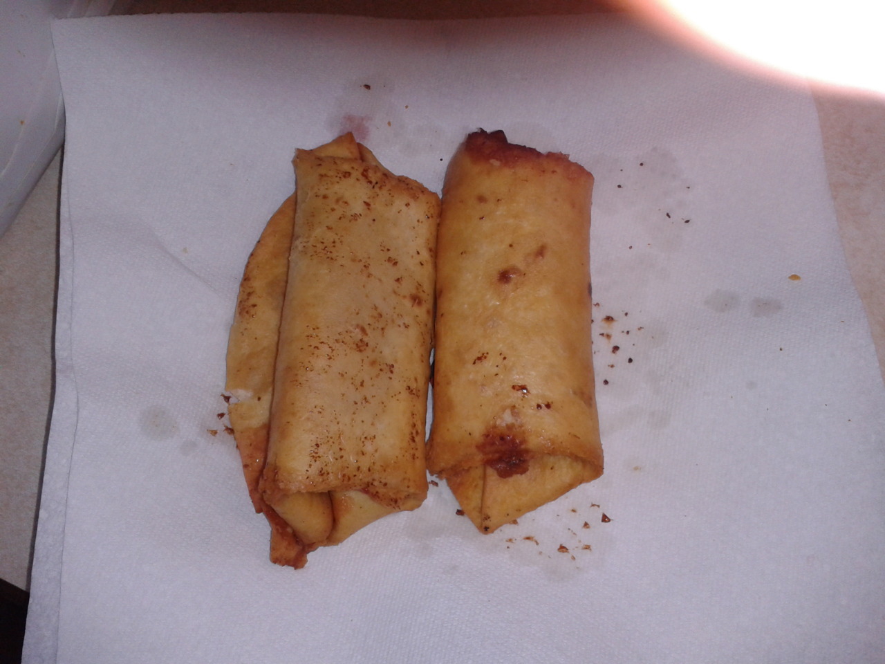 askwhiteoutpony:  So Pinkie inspired me… and I made chimicherrychongas. The filling