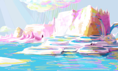 crowry:Land of Light and RainPracticing landscapes/backgrounds. Time to go soothe my eyes in the dar