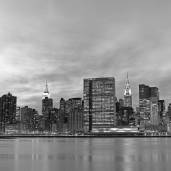 newlyyorked:  Chrysler Building and Empire State Building at Dusk 