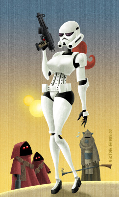 ladydilettanti:  Stormy Troopie by Victor