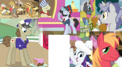 MORE NEW STALLIONS WEEEEE other things Rarity looked really cute in that shot, but NOT AS CUTE as fluttershy lying on the hay of the barn. like seriously MORE IMPORTANTLY I think this is the only time I&rsquo;ve seen a &frac34; shot of big mac&rsquo;s