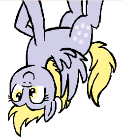 Darlimondoll:  Celing Derpy Done In Iscribble Whatever You Do Do Not Flip Her Correctways