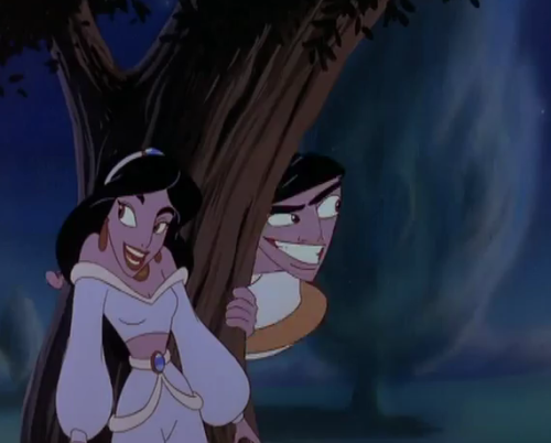 godtricksterloki:  femgie:  butterybaconbutts:  lawlspy:  darlingdankeschoen:  What if Aladdin always looked like that What if  Well that showed me a whole new world right there.  OMFG  PFFFFFFF  Aladdin’s rape face.  Jasmine doesn’t know what