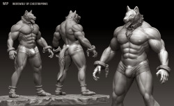 rrowdybeast:  Werewolf Model - CheetahPaws