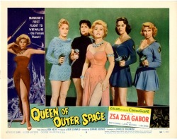 lobbycards:Queen of Outer Space, US lobby card. 1958