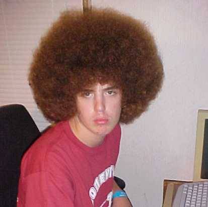 FUNNIEST HAIRCUTS EVER, check out this funny white afro haircut