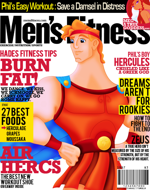 petitetiaras:  Hercules on Men’s Fitness. View the whole collection.He may not