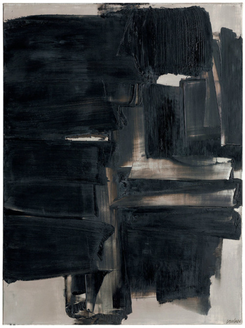 decisivegestures: Pierre SoulagesPeinture 130 x 97 cm, 4 mai 19601960Oil on canvas130 x 97 cm