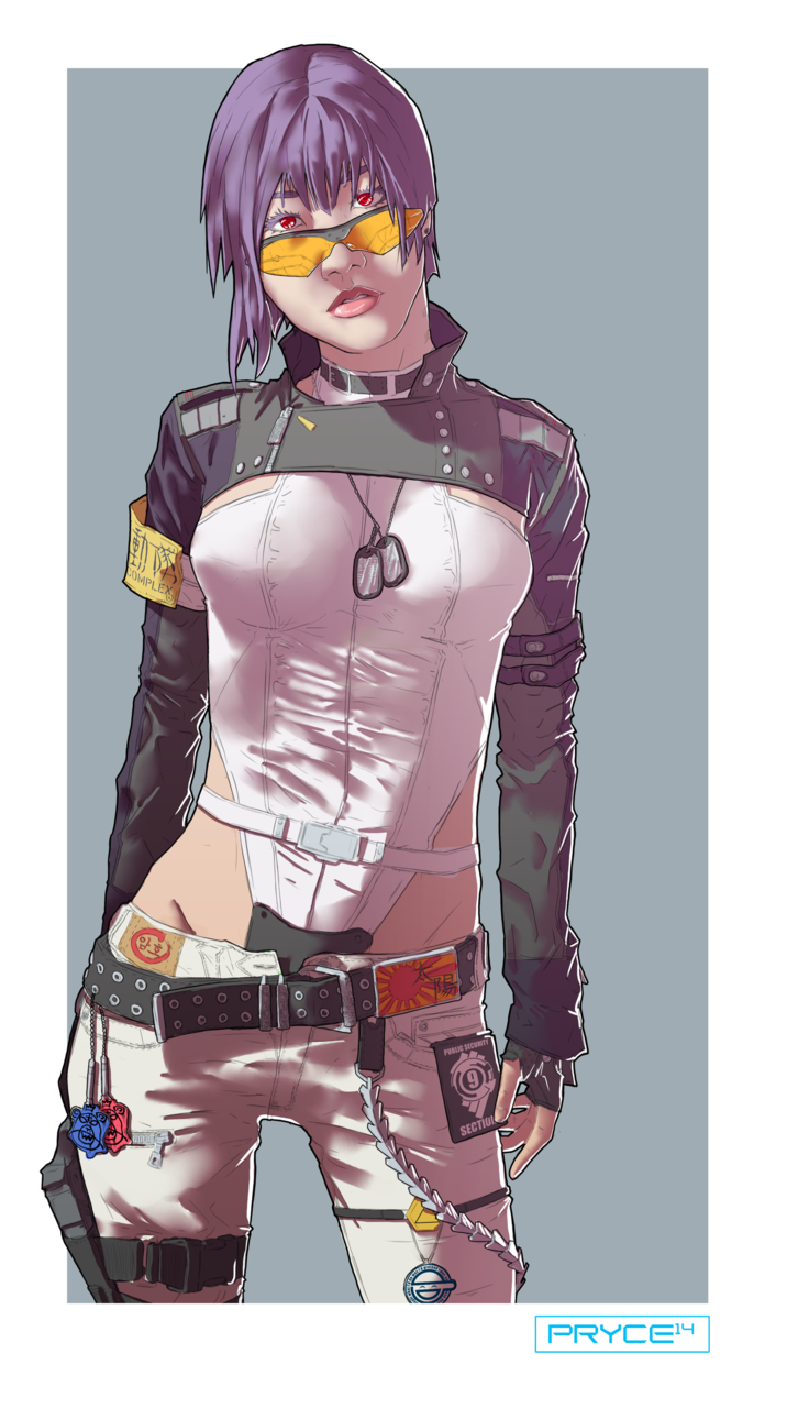 The Major by ~Pryce14
Recolouring of the Motoko Kusanagi pic I did a little while ago.