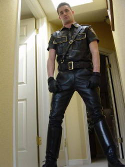 domnator:  Whadda ya think, overkill for Tom of Finland Night? Really? The leather cap too? 