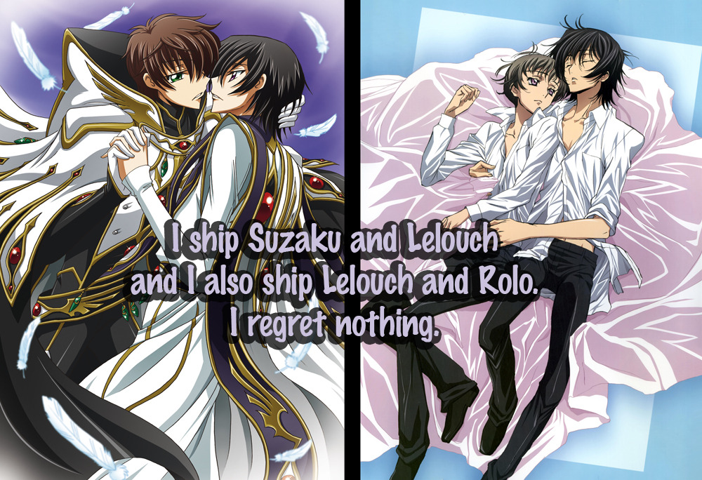 Code Geass R2 - Lelouch vi Britannia & Rolo Lamperouge & Suzaku