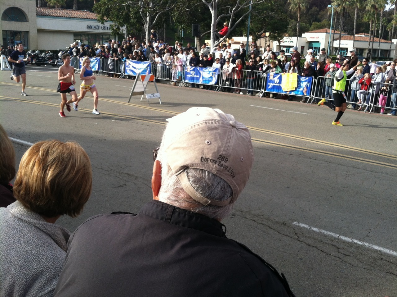 this one i thought was cool since they were in high school running a marathon together.