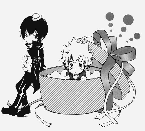 rinsushi:    Can I open the present now?   