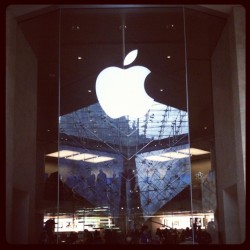 Who knew? An Apple Store in the Carrousel du Louvre.  (Taken with instagram)