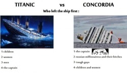 theamericankid:  Titanic vs. Concordia 