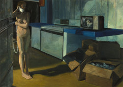 cavetocanvas:  Eric Fischl, New House, 1982 