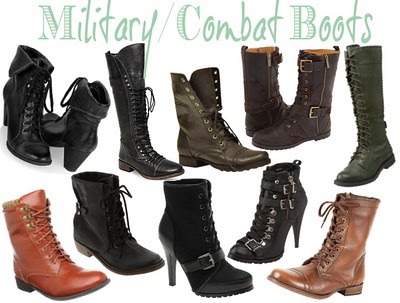 Army boots >> newest craze of my life. Bought my first pair a few weeks ago at DSW for $60. Which is your favorite?