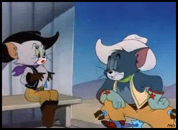 mothgirlwings:  Tom and Jerry in Texas Tom (1950) 
