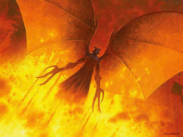 Magic the Gathering! • Alternate-Art Prerelease Ravenous Demon and...