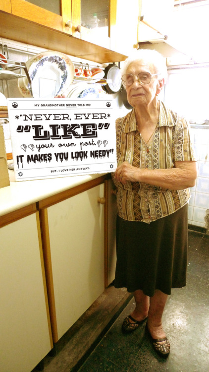 Porn photo ianbrooks:  Grandmother Tips for Interneting,