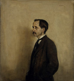 uncertaintimes:  Sir William Nicholson, Sir James Matthew Barrie, 1860 - 1937. Author, 1904 