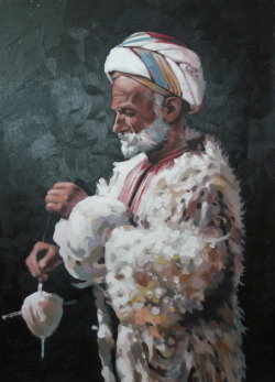 thomassaliot:  Old Moroccan guy Oil on canvas 