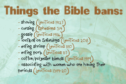 The Football on Saturdays is not applicable. Leviticus 20:8 does not mention Saturdays or Football. Furthermore, when Leviticus was written thousands of years ago, the game of Football and a day of the week called &ldquo;Saturday&rdquo; did not exist. 