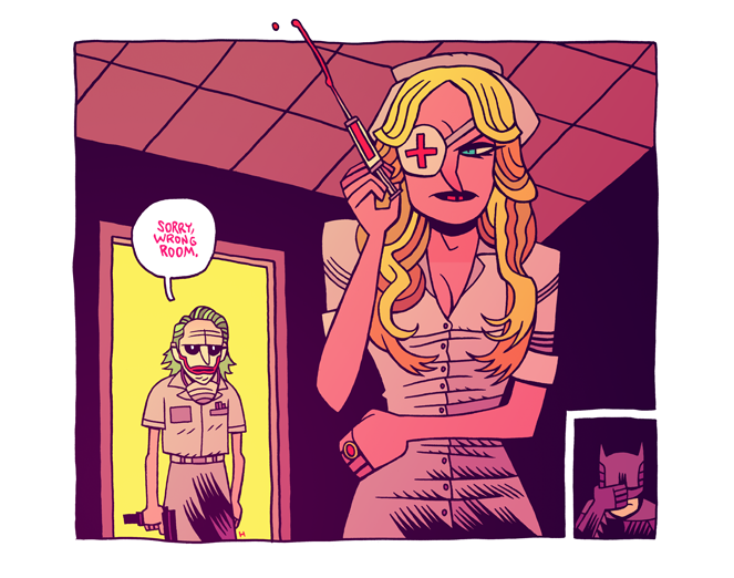 The Dark Knight and Kill Bill films accidentally run into one another in Dan Hipp’s hilarious new mash up. Buy the original illustration for $80 here.
Related Rampages: OH MY GLOB! (More)
IT’S SIMPLE. WE KILL BILL. by Dan Hipp (Tumblr) (Flickr)...