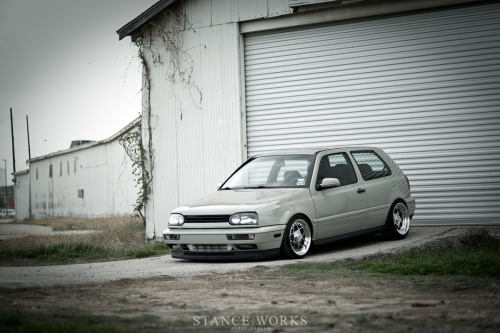 Porn carmonday:  1995 mk3 Rabbit/Golf GTi on HRE photos