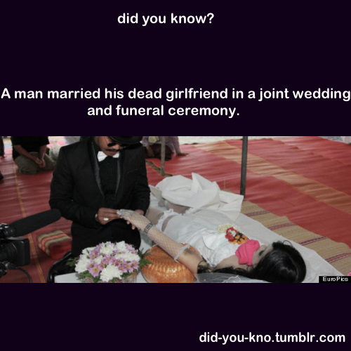 did-you-kno:  They were set to marry in future, however his girlfriend for 10 years