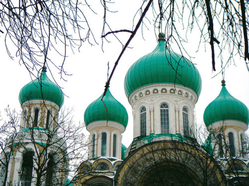 by kimbar on Flickr.Church of St. Michael and St. Konstantine (aka Romanov Church) in Vilnius, Lithu