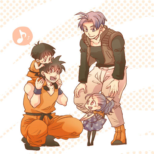 Dbz kid trunks and goten