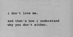 I've loved & i've lost.