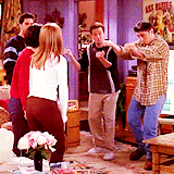 smelly-smelly-cat:  rachelsgreen: “It’s this dumb thing that Ross made up ‘cause he was trying to fool our parents. It’s a way of giving the finger, without actually having to give it.”  I always do that on school when I’m mad, so only people