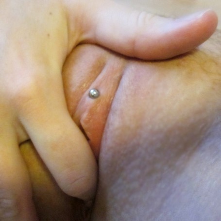 kinkpositive:  One of my lovely followers requested I post more pictures of my piercing,