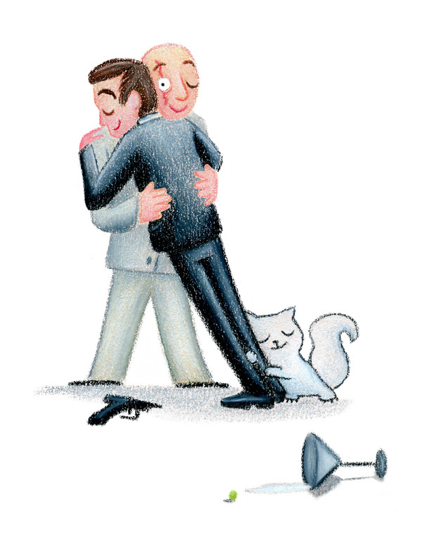 heyoscarwilde:  Give peace a chance… illustrations by Ingrid Aspöck :: via behance.net
