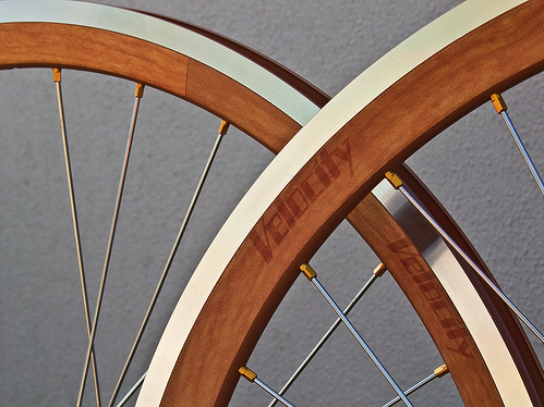 tbdet:  Velocity Woodgrain Bike Rims