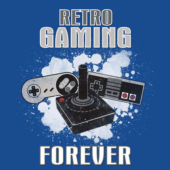 it8bit:  Retro Gaming Forever  - by John Haswell/thehookshot Shirts and stickers