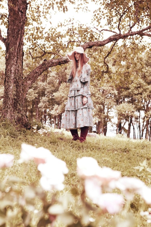 poisoned-apple:  Title: Dreamy Garden Magazine: WestEast Winter 2011 Model: Chloë Memisevic Photographer: ND Chow Stylist: Hidero Nakagane 