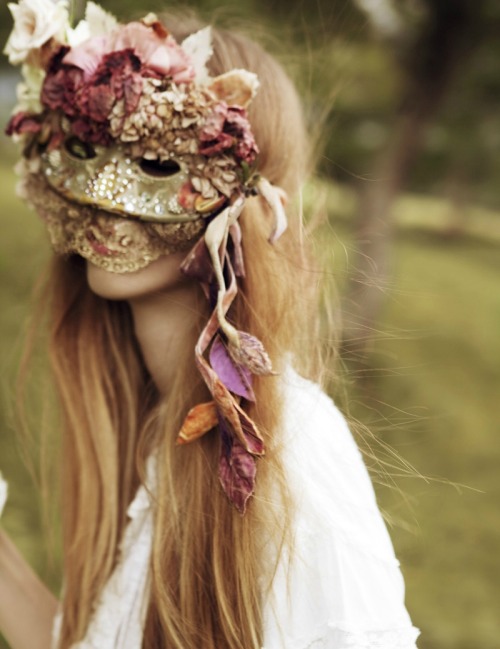 poisoned-apple:  Title: Dreamy Garden Magazine: WestEast Winter 2011 Model: Chloë Memisevic Photographer: ND Chow Stylist: Hidero Nakagane 