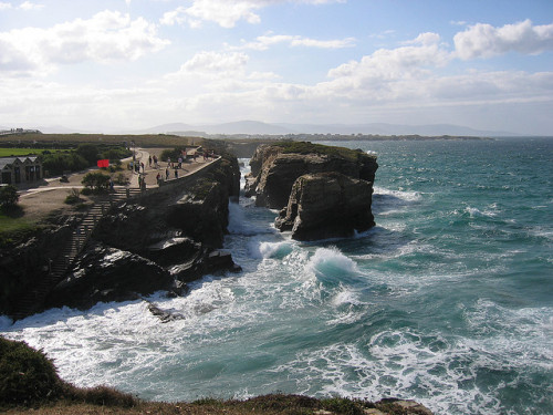 by ignaciovel on Flickr.Playa de las Catedrales - Galicia, Spain.