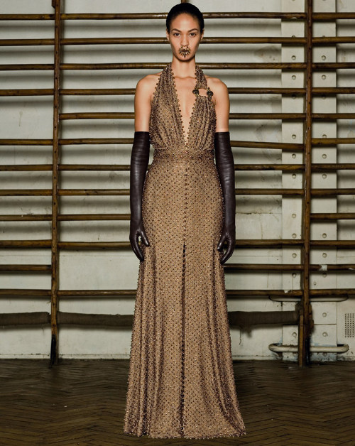 ceceinterlude:Joan Smalls in Givenchy Haute Couture, Spring 2012