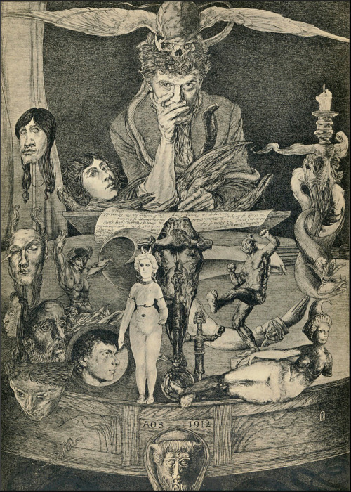 substrom:  Austin Osman Spare  ~  The Death Posture 